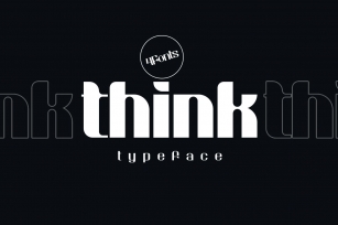 think typeface Font Download
