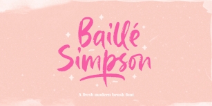 Baille Simpson Font Download