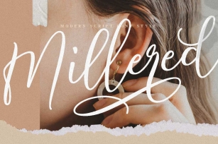 Millered - Beauty Elegant Script Font Download