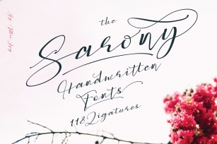 Sarony Handwritten Fonts Font Download