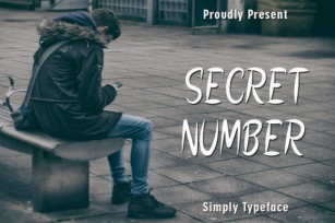 Secret Number Font Download
