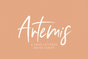Artemis  A Hand-Lettered Brush Script Font Download