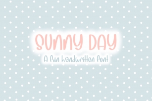Sunny Days| Quirky Hand Written Font Font Download