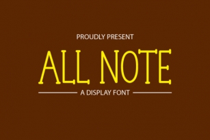 All Note Font Download