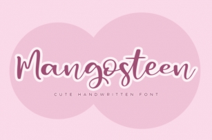 Mangosteen Font Download