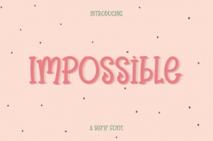 Impossible Font Download