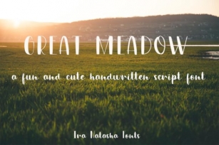Great Meadow Font Download