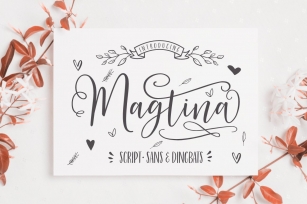 Magtina Script Duo with Xtras Font Download