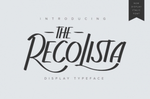 The Recolista Font Download