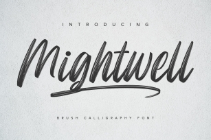 Mightwell - Brush Font Font Download