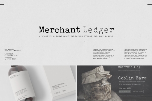 Merchant Ledger Font Download