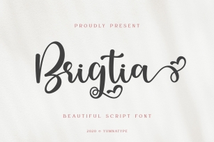 Brigtia Lovely Swash Font Font Download