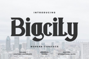 Bigcity Font Download