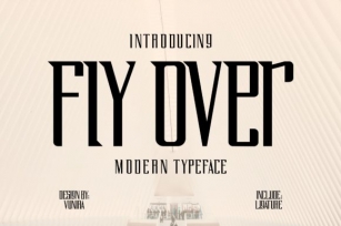 Fly over Font Download