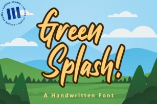 Green Splash! Font Download
