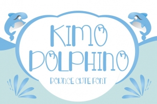 Kimo dolphino - Cute Display Font Font Download