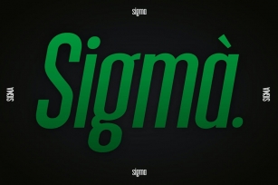 Sigma Font Download