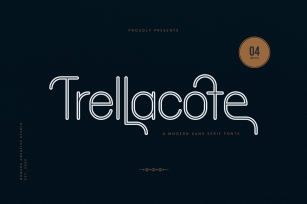 Trellacotte Modern Sans Serif Fonts Font Download
