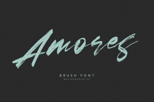 Amores Brush Signature Handmade Font Typeface Font Download
