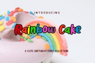 Rainbow Cake Font Download
