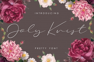 Joly Cvist - Pretty font Font Download