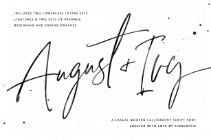 August + Ivy Font Download