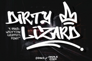 Dirty Lizard Graffiti Font Font Download
