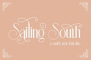 Sailing South Font Duo Font Download