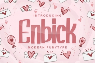 Enbick | Modern Funtype Font Download