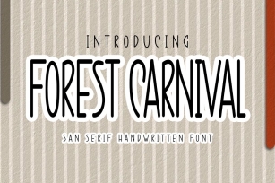 Forest Carnival Font Download