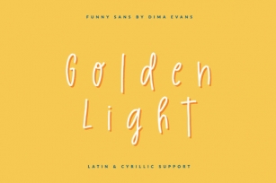 Golden Light Font Download
