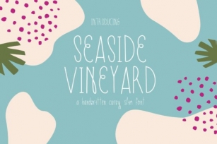 Seaside Vineyard Font Download