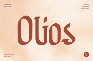 Olios | Handwritten Serif Font Font Download