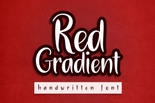 Red Gradient Font Download