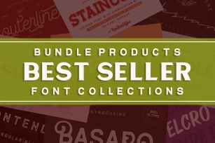 Best Seller - Font Collections Font Download