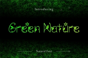 Green Nature Font Download