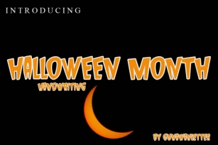 Halloween Month Font Download