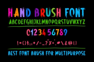 Hand Brush Font Download