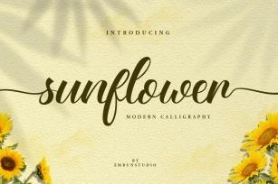 Sunflower Beauty Script Font Download