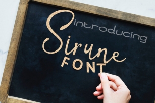 Sirune Font Font Download