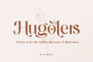 Hugolers Stylish & Floral Font Download
