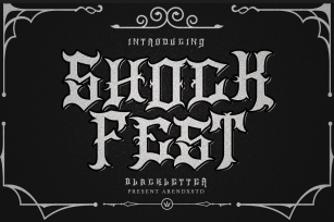 Shockfest Blackletter Font Download