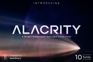 Alacrity Font Download