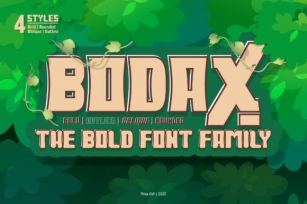 Bodax Font Download