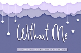 Without Me Font Download