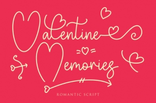 Valentine Memories Font Download