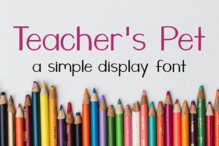 Teacher's Pet Font Download