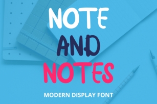 Note and Notes Font Download
