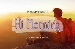 Hi Morning Font Download