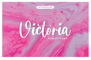 Victoria YH - Modern Script Font Font Download